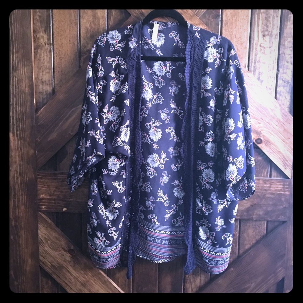 Chiffon cardigan